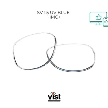 Диоптрични стъкла Vist 1.5 UV BLUE HMC+