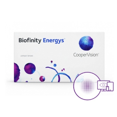 Месечни лещи за дигитални устройства BIOFINITY ENERGYS с диоптър -4.75